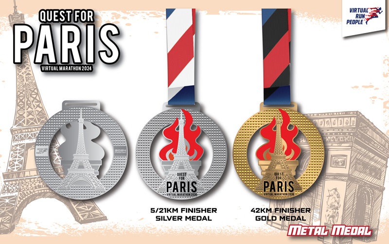 Quest For Paris Virtual Marathon 2024