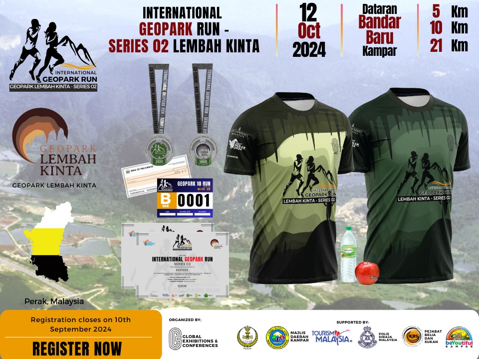 International Geopark Run (IGR) 2024 - Series 02 Lembah Kinta