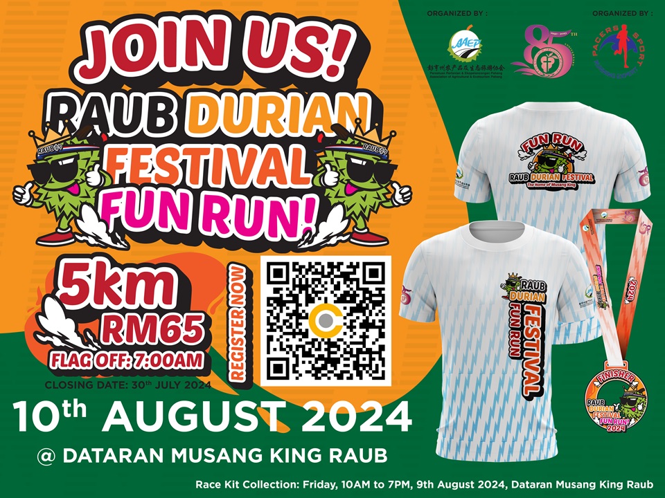 Raub Durian Festival Fun Run 2024