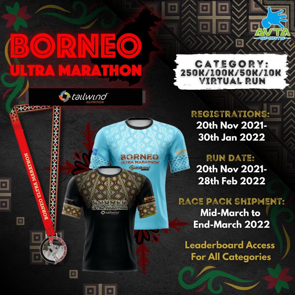 Borneo Ultra Marathon Virtual Run 2021