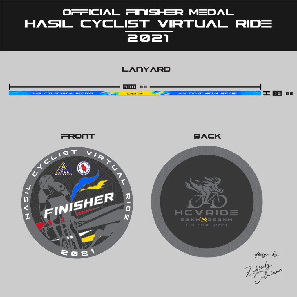 virtual bike rides with medals 2021