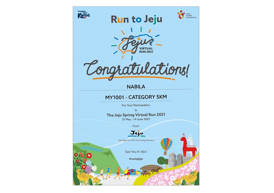 Jeju Virtual Run 2021