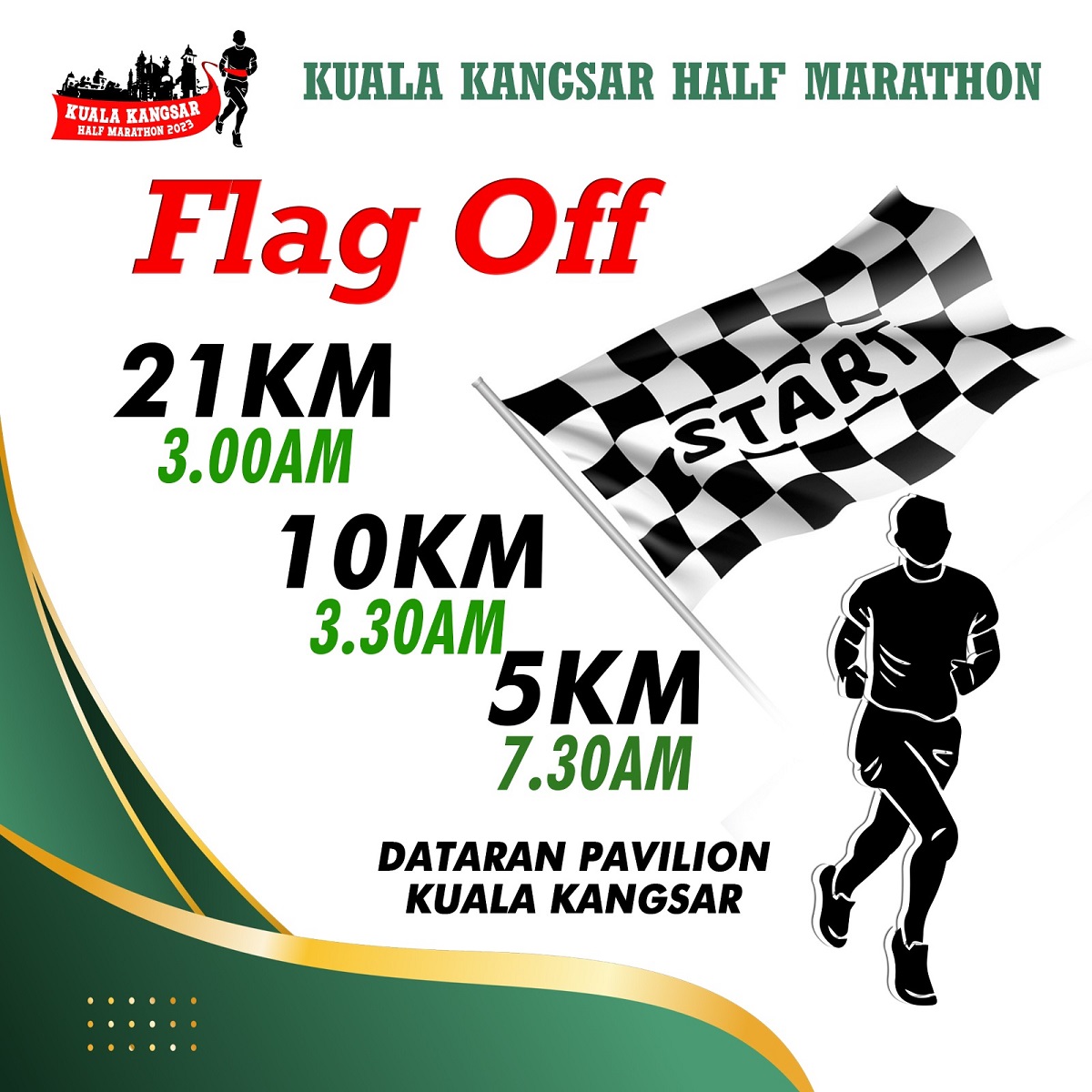 Flag off