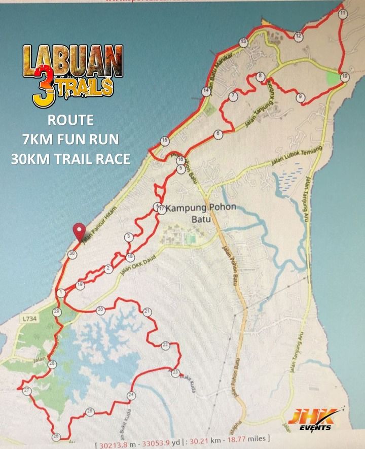 Me Riding Trail Labuan Labuan 3 Trails 2023 | Checkpoint Spot