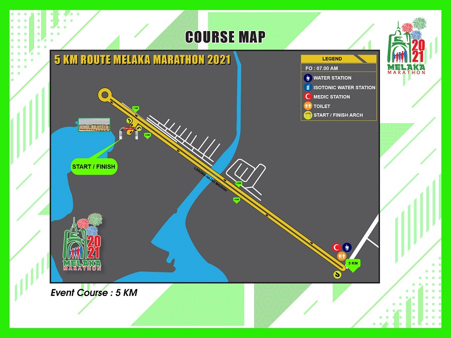5KM Course Map