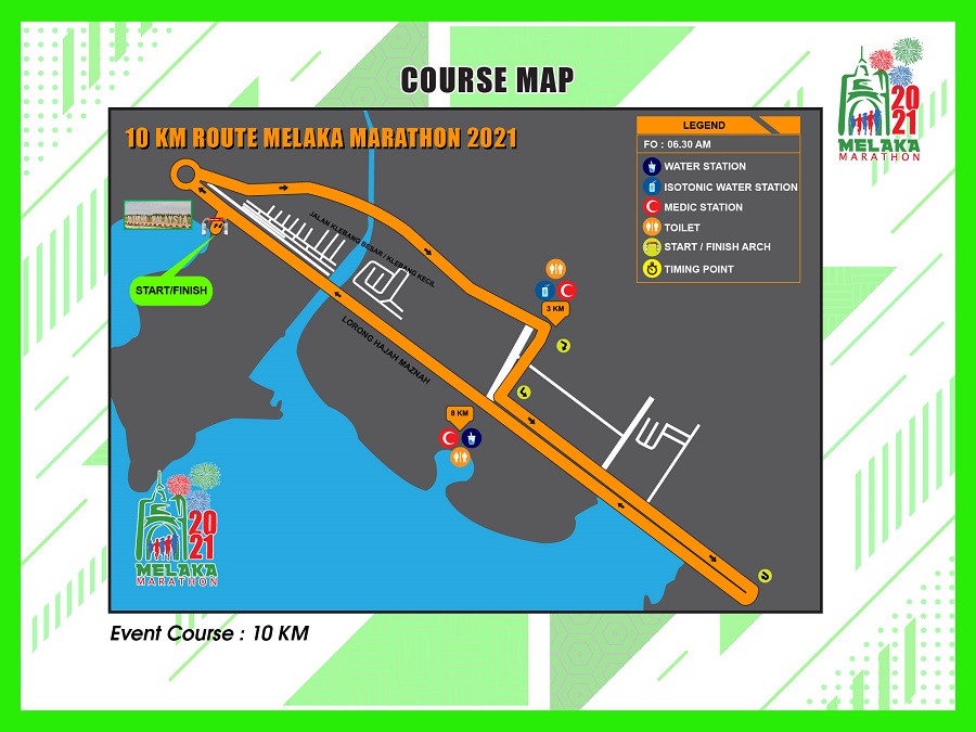 10KM Course Map