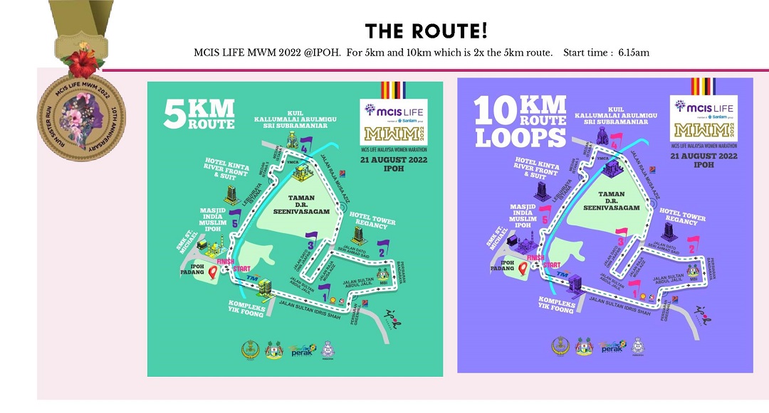 MCIS Life Malaysia Women Marathon 2022 Ipoh Checkpoint Spot