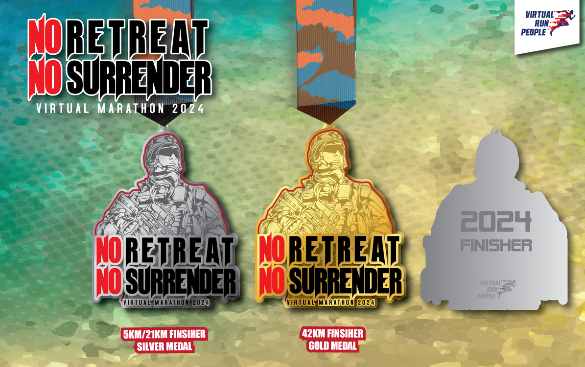 No Retreat No Surrender Virtual Marathon 2024