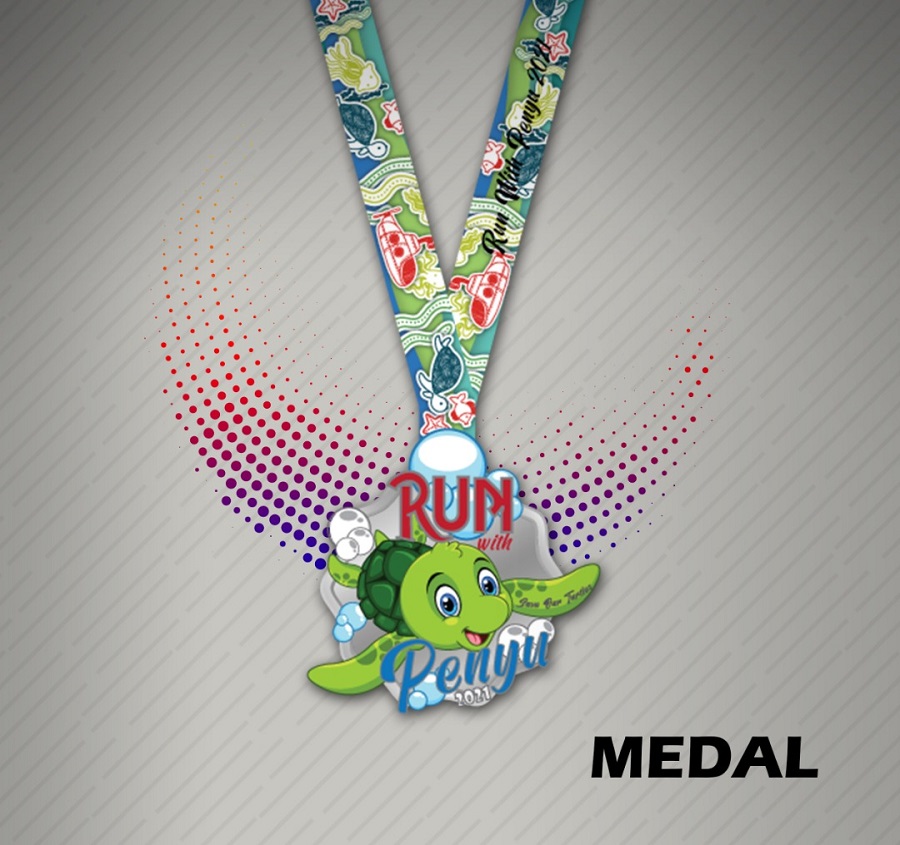 Run With Penyu 2.0 2021 - Medal