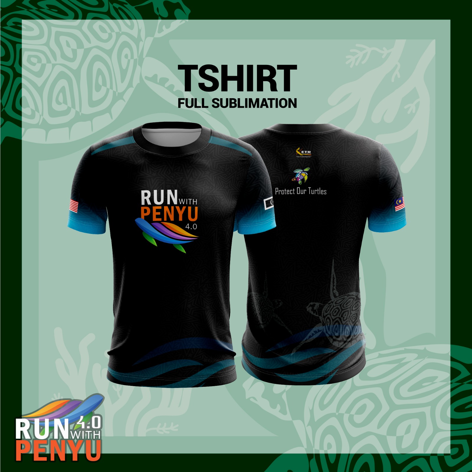 Run With Penyu 4.0 - T-Shirt