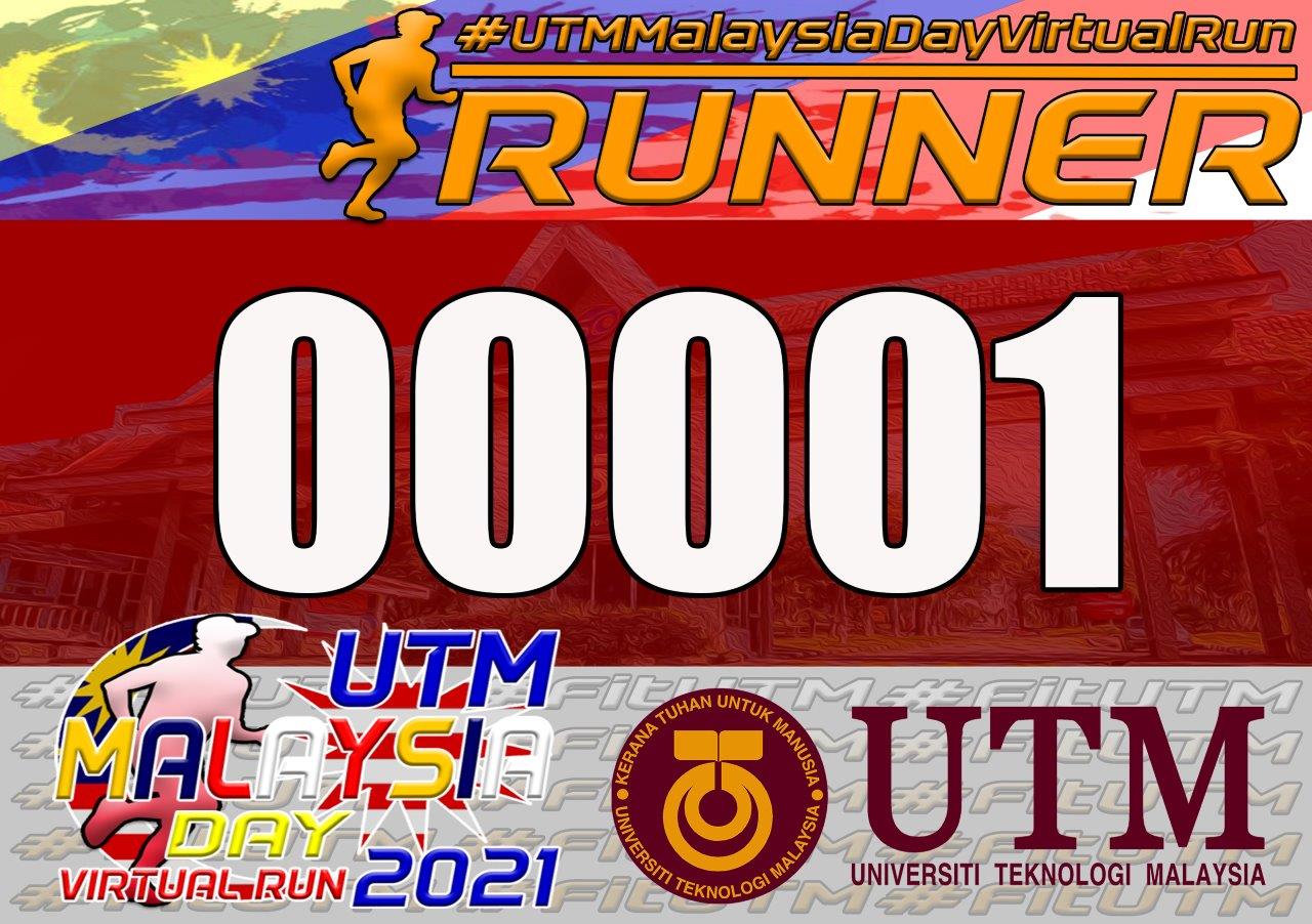 UTM Malaysia Day Virtual Run 2021