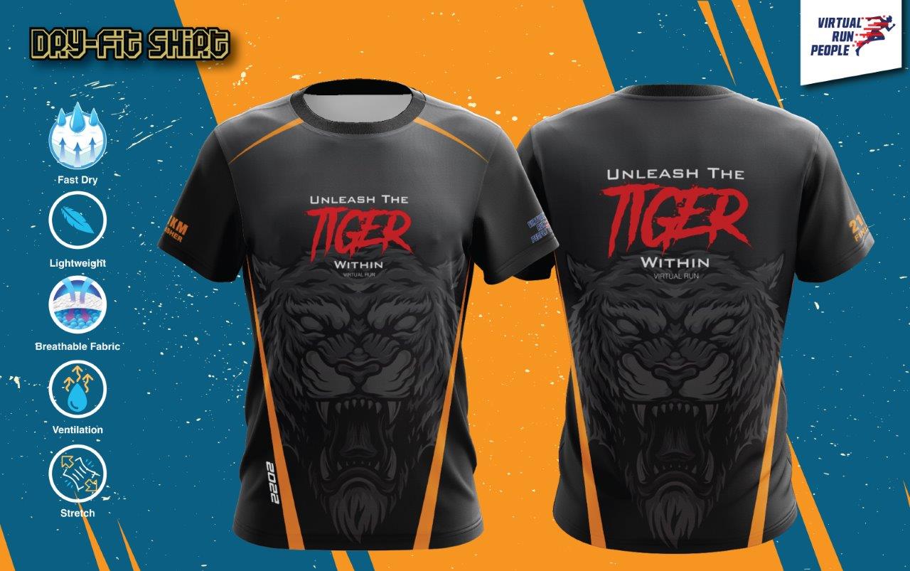 Unleash The Tiger Within Virtual Run 2022