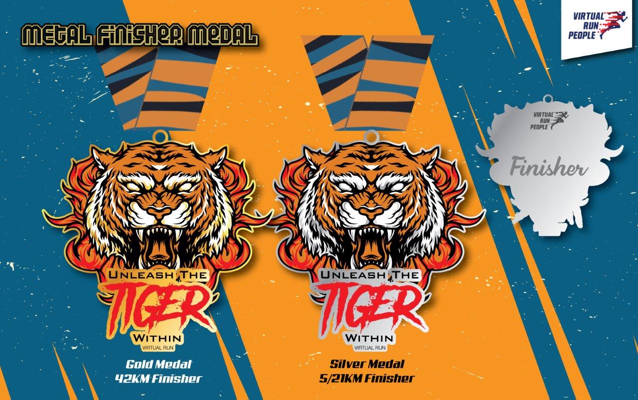 Unleash The Tiger Within Virtual Run 2022