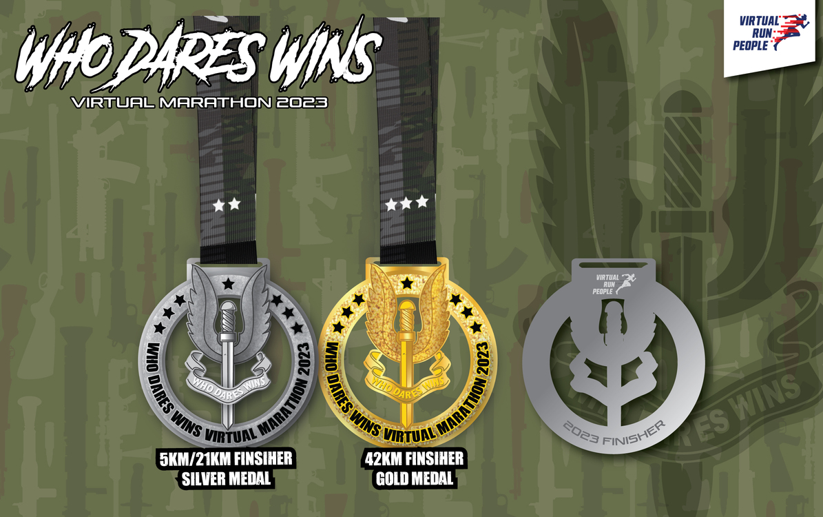 Who Dares Wins Virtual Marathon 2023