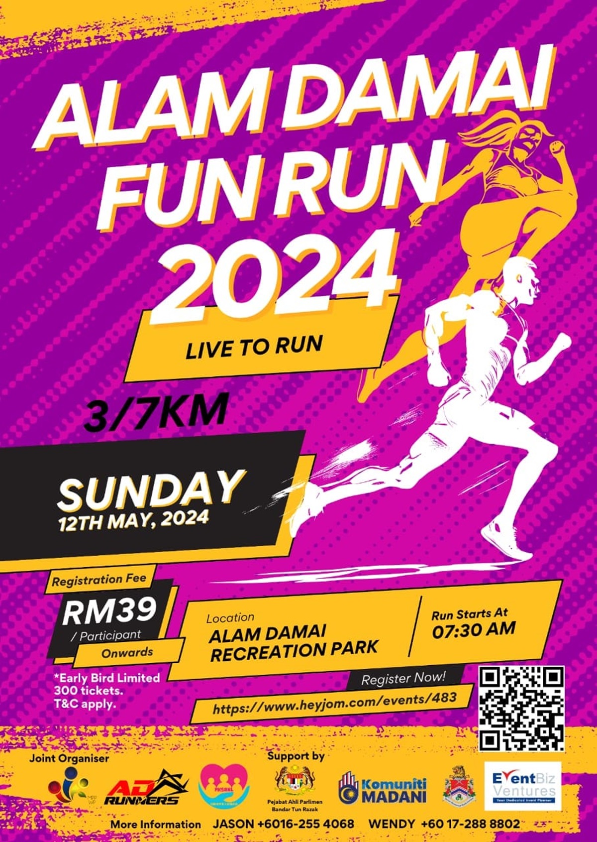 Alam Damai Fun Run 2024 Checkpoint Spot