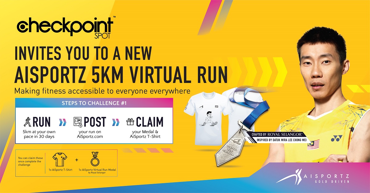 Aisportz Virtual Run 2020 Banner