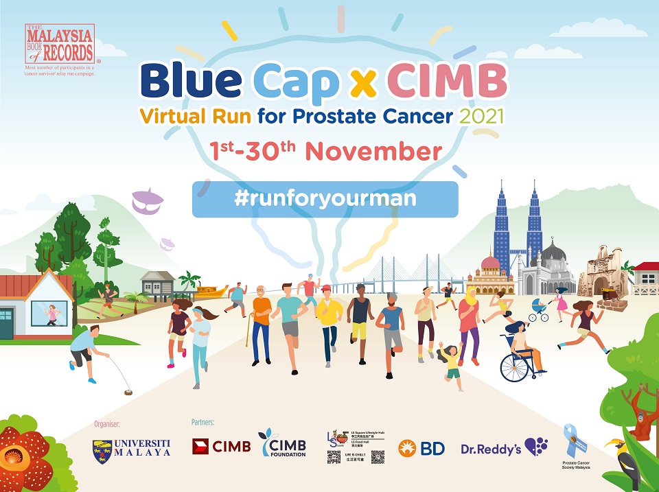 BLUE CAP X CIMB VIRTUAL RUN FOR PROSTATE CANCER 2021