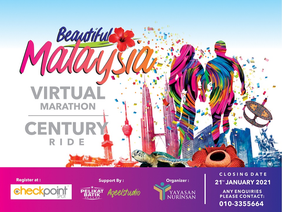 Beauty Malaysia Virtual Marathon & Century Ride 2020