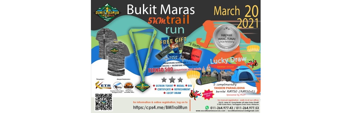 Bukit Maras Trail Run Terengganu Banner