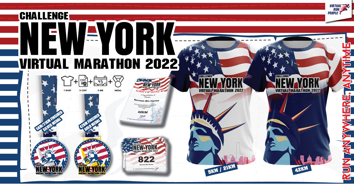 Challenge New York Virtual Marathon 2022 Registration