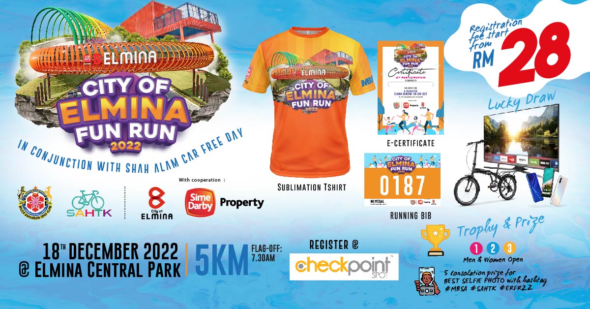 City of Elmina Fun Run 2022 Banner