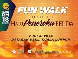 Fun Walk - Road To Hari Peneroka FELDA 2024 | Checkpoint Spot