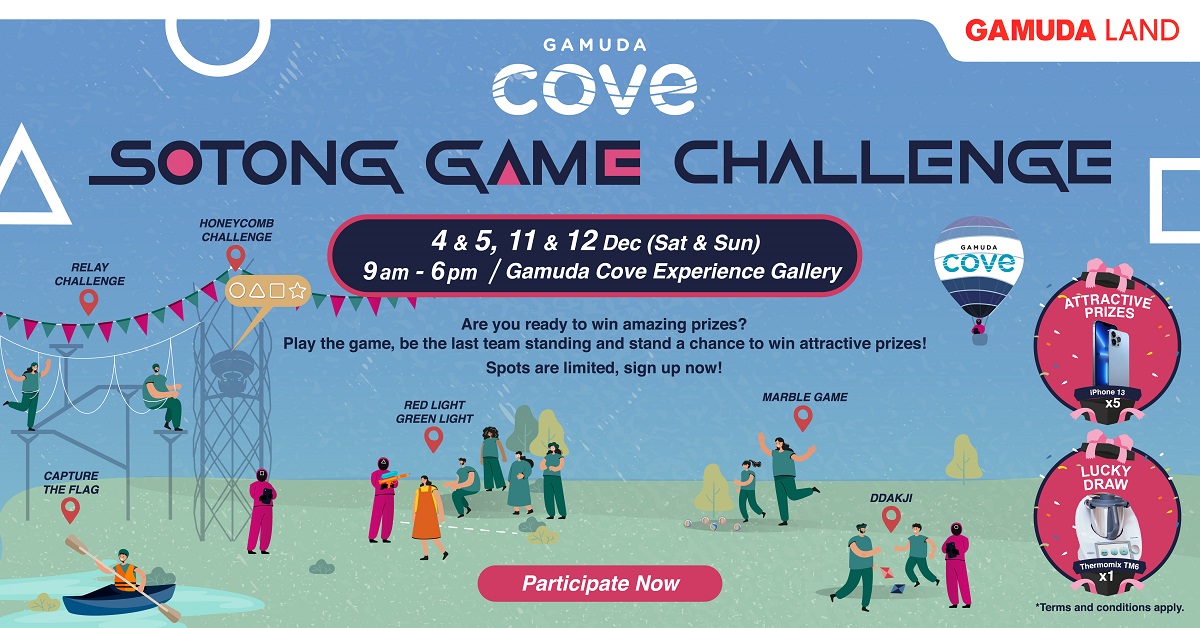Gamuda Cove Sotong Game Challenge 2021
