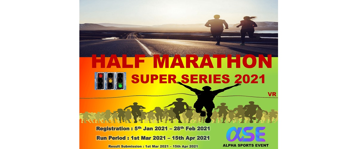 Half Marathon Super Series 2021 Banner