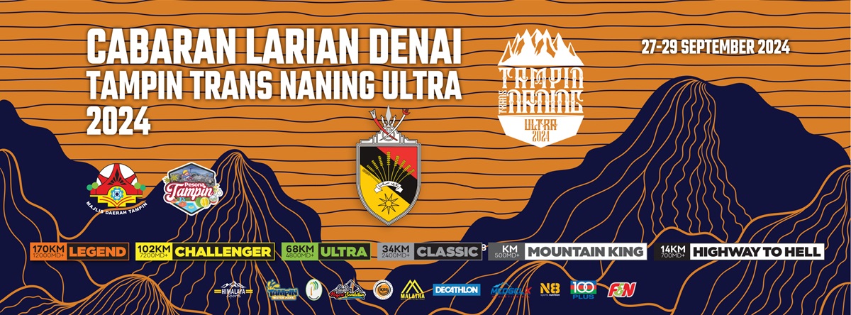 CABARAN LARIAN DENAI TAMPIN TRANSNANING ULTRA 2024 Banner