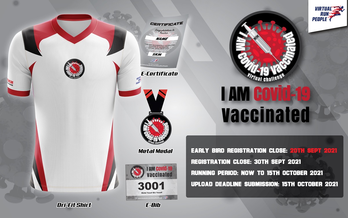 I Am Covid-19 Vaccinated Virtual Challenge 2021