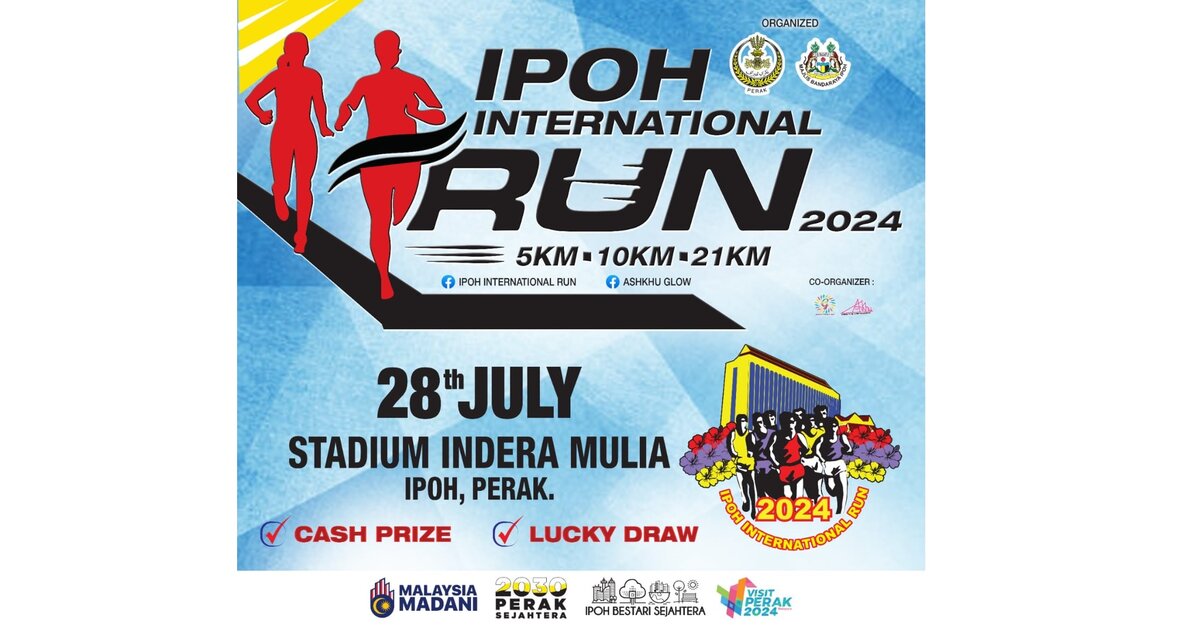 Ipoh International Run 2024 Banner