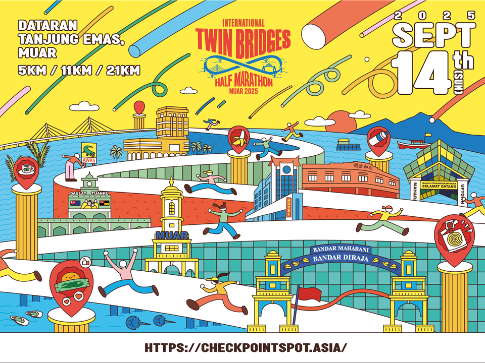 International Twin Bridges Half Marathon Muar 2025