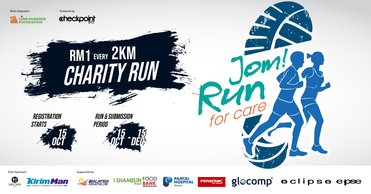 Jom! Run For Care 2021 Banner