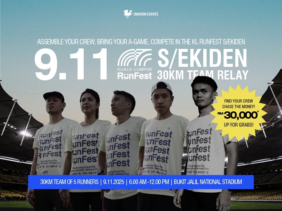 Kuala Lumpur RunFest - S/Ekiden 30km Team Relay 2025