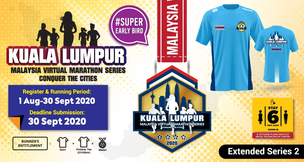 Kuala Lumpur MY Virtual Marathon Series 2020 Conquer The Cities