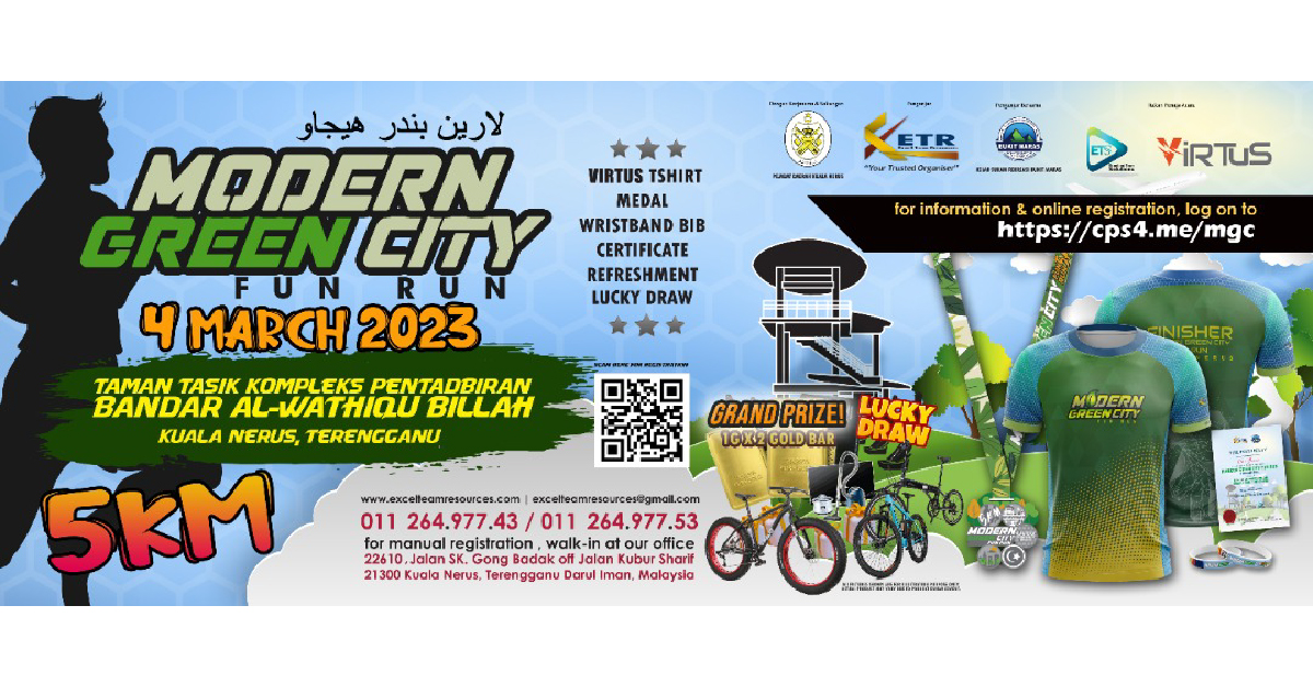 Kuala Nerus Modern & Green City Fun Run 2023