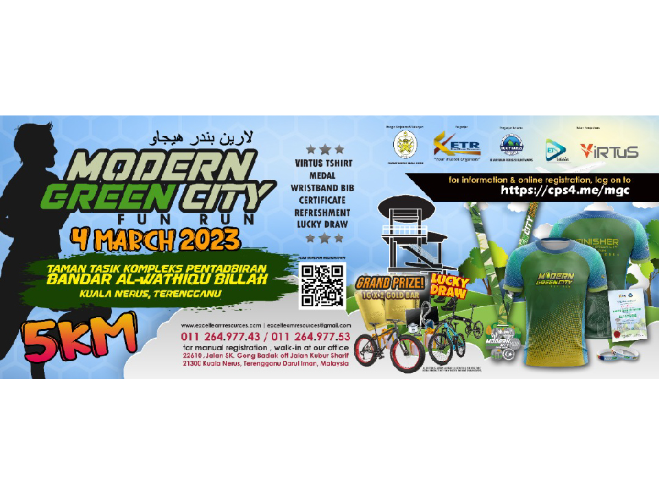 Kuala Nerus Modern & Green City Fun Run 2023