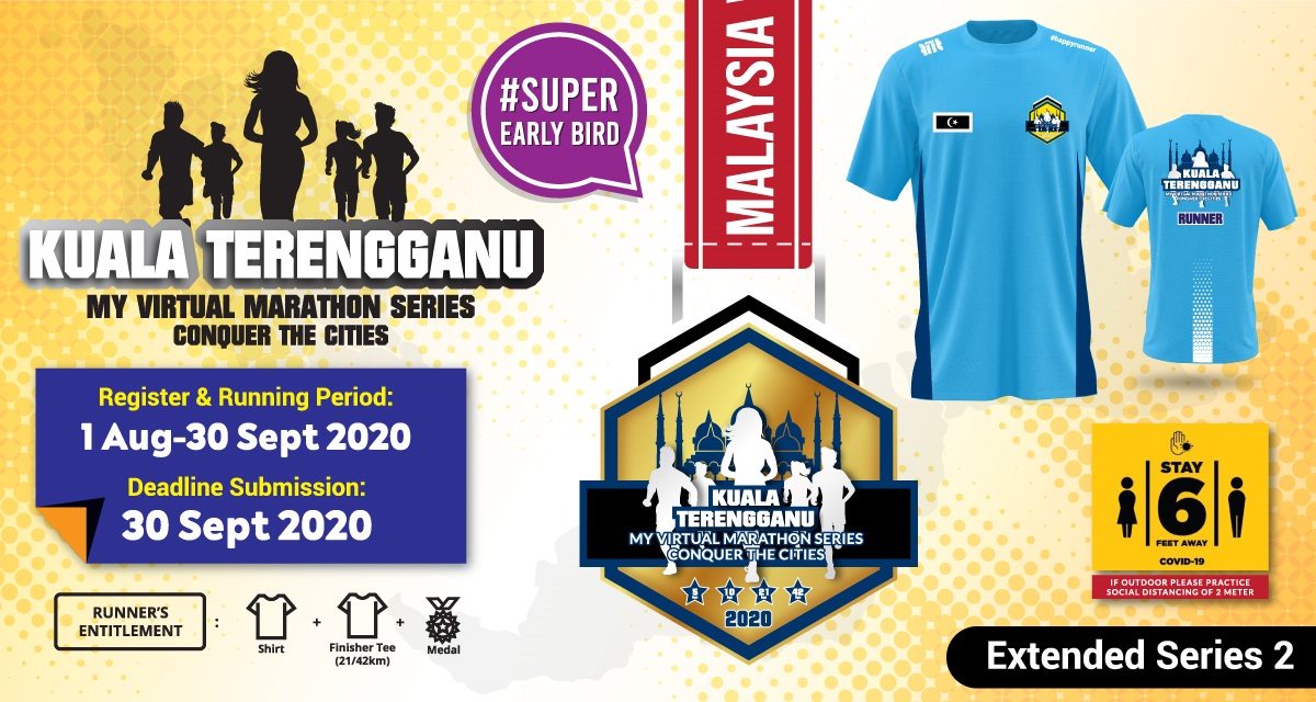 Kuala Terengganu MY Virtual Marathon Series 2020 Conquer The Cities Banner