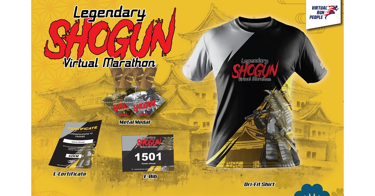 Legendary Shogun Virtual Marathon Banner