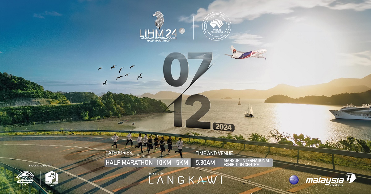Langkawi International Half Marathon 2024 Banner
