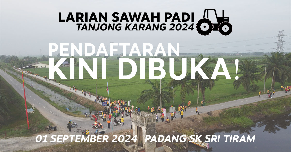 Larian Sawah Padi Tanjong Karang 2024 Banner