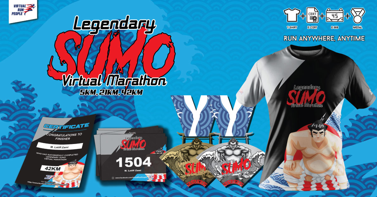 Legendary Sumo Virtual Marathon Banner