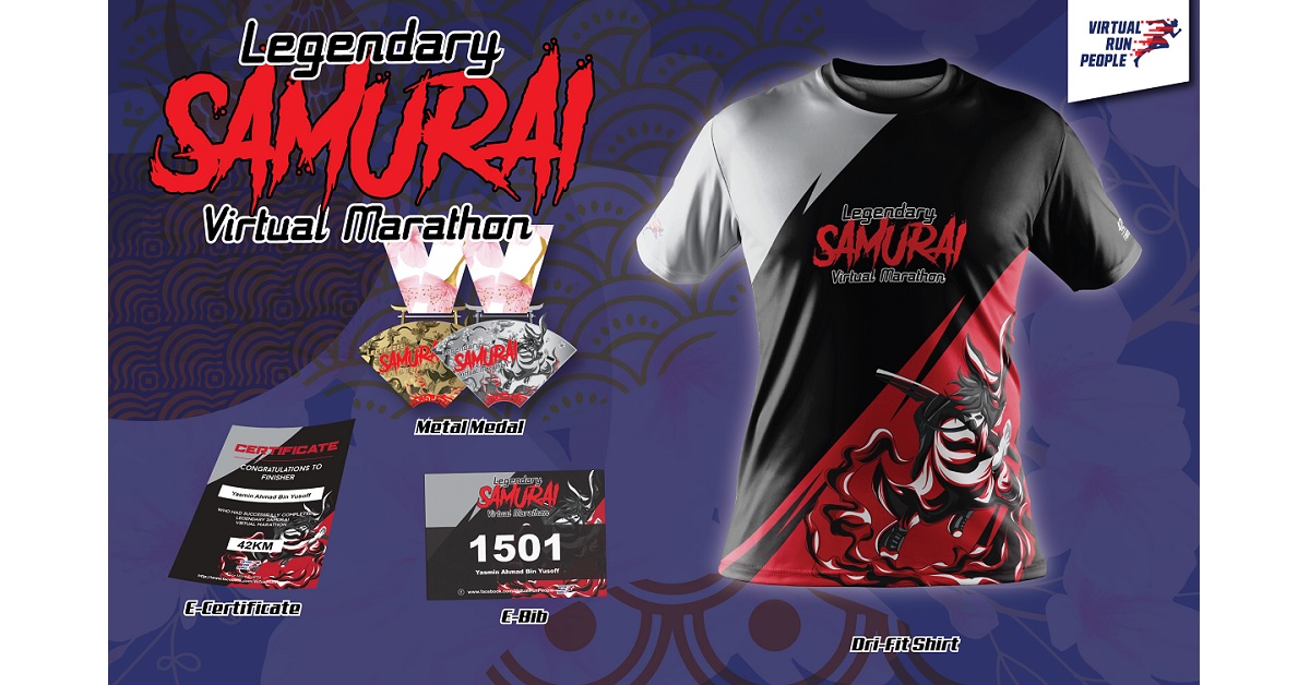Legendary Samurai Virtual Marathon Banner