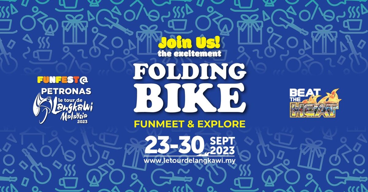 Petronas Le Tour de Langkawi Folding Bike Fun Meet and Explore 2023