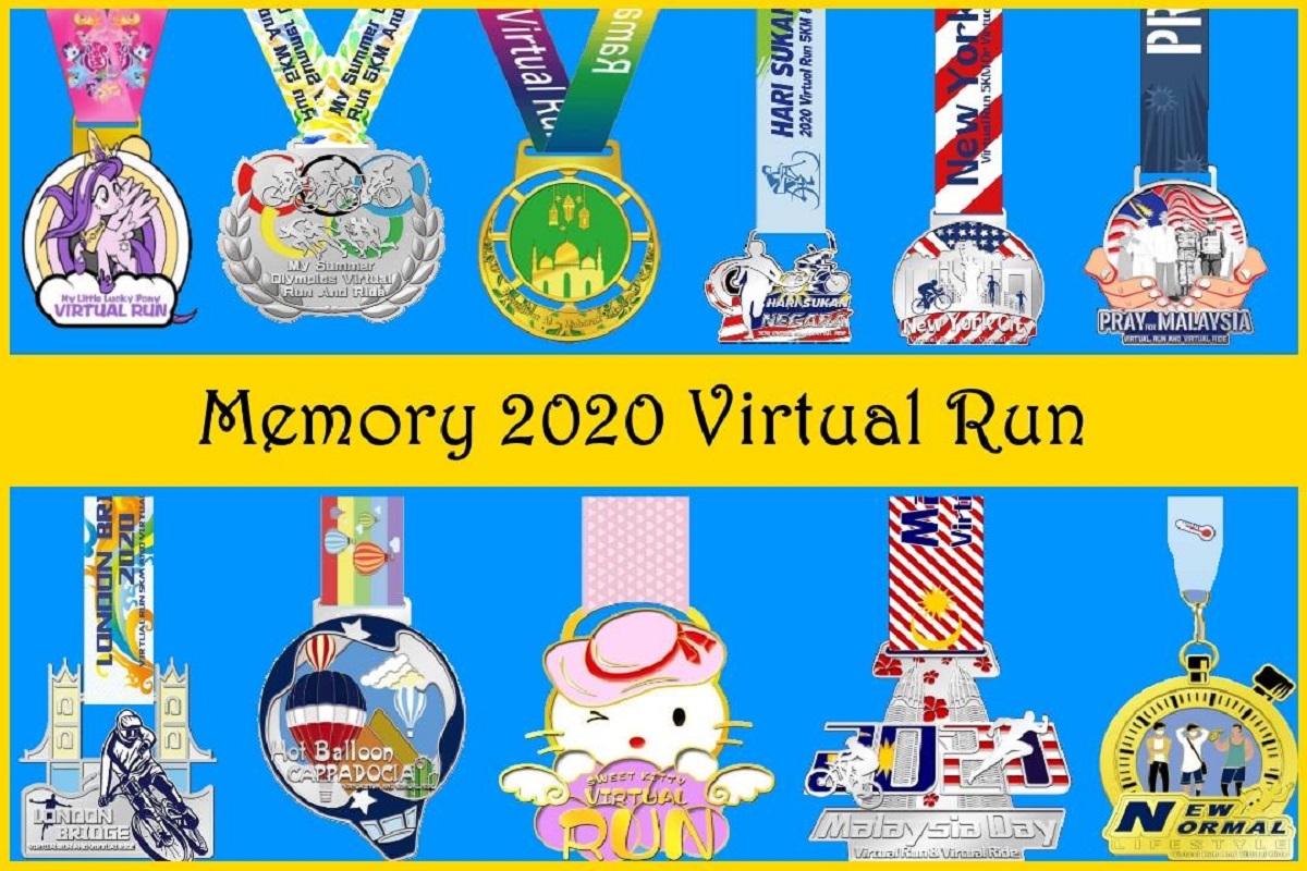 Memory 2020 Virtual Run 5KM Or Virtual Ride 50KM