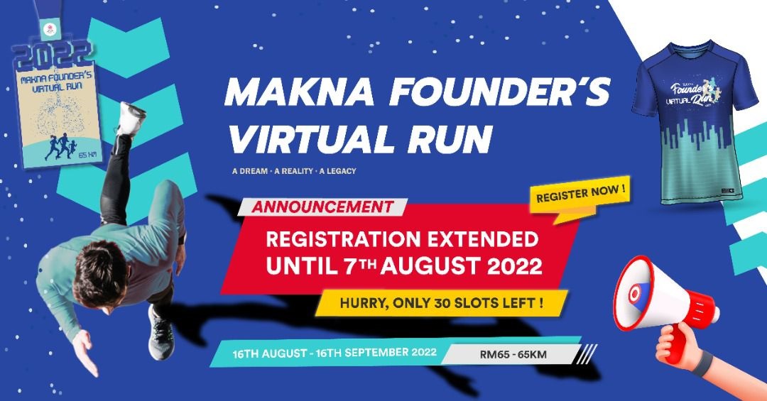 MAKNA Founder's Virtual Run 2022