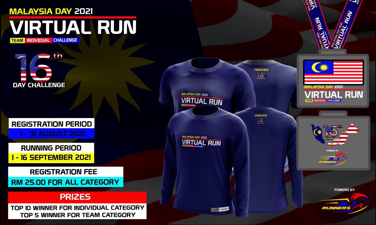 Malaysia Day Virtual Run 2021 (Referral)
