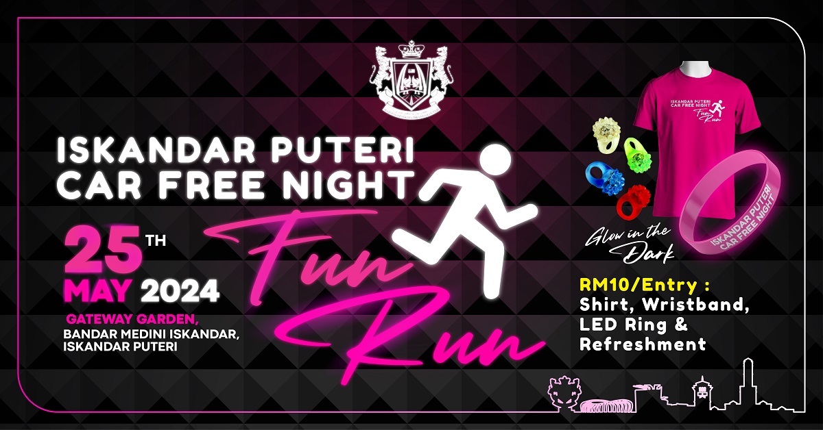 Iskandar Puteri Car Free Night Fun Run