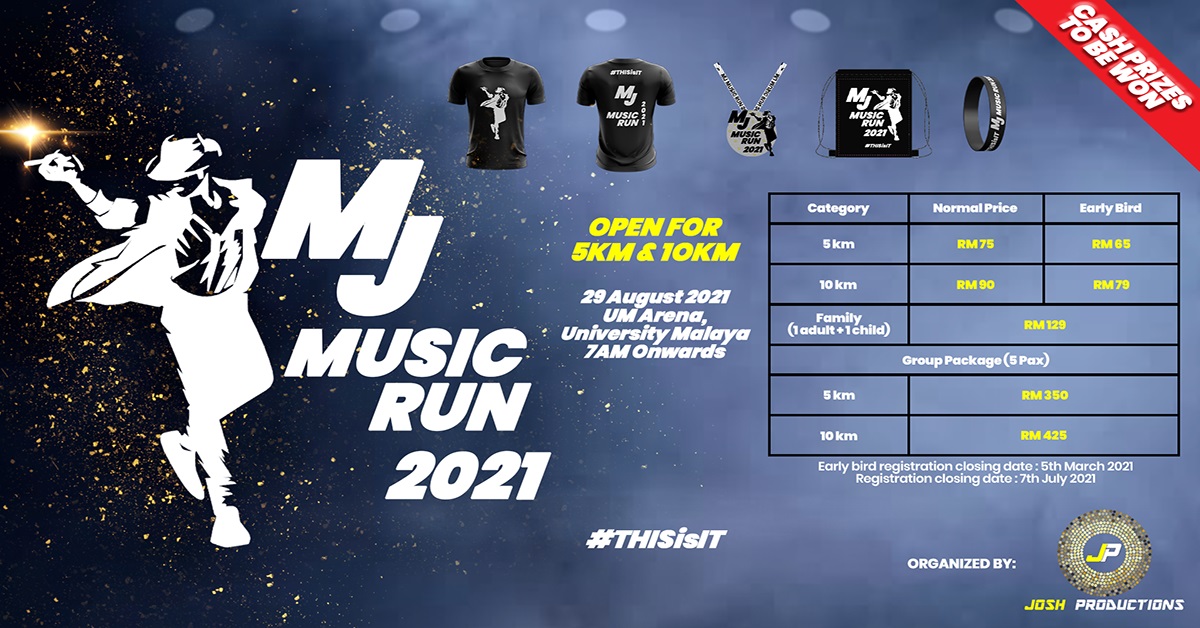 MJ Music Run 2021 Banner