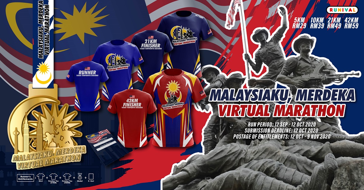 Malaysiaku, Merdeka Virtual Marathon Banner